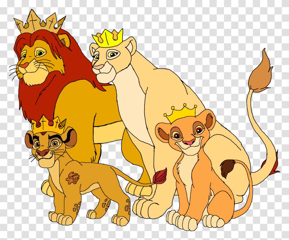 The Lion King Clipart No Worry King Simba And Queen Nala King Simba And Queen Nala, Wildlife, Mammal Transparent Png