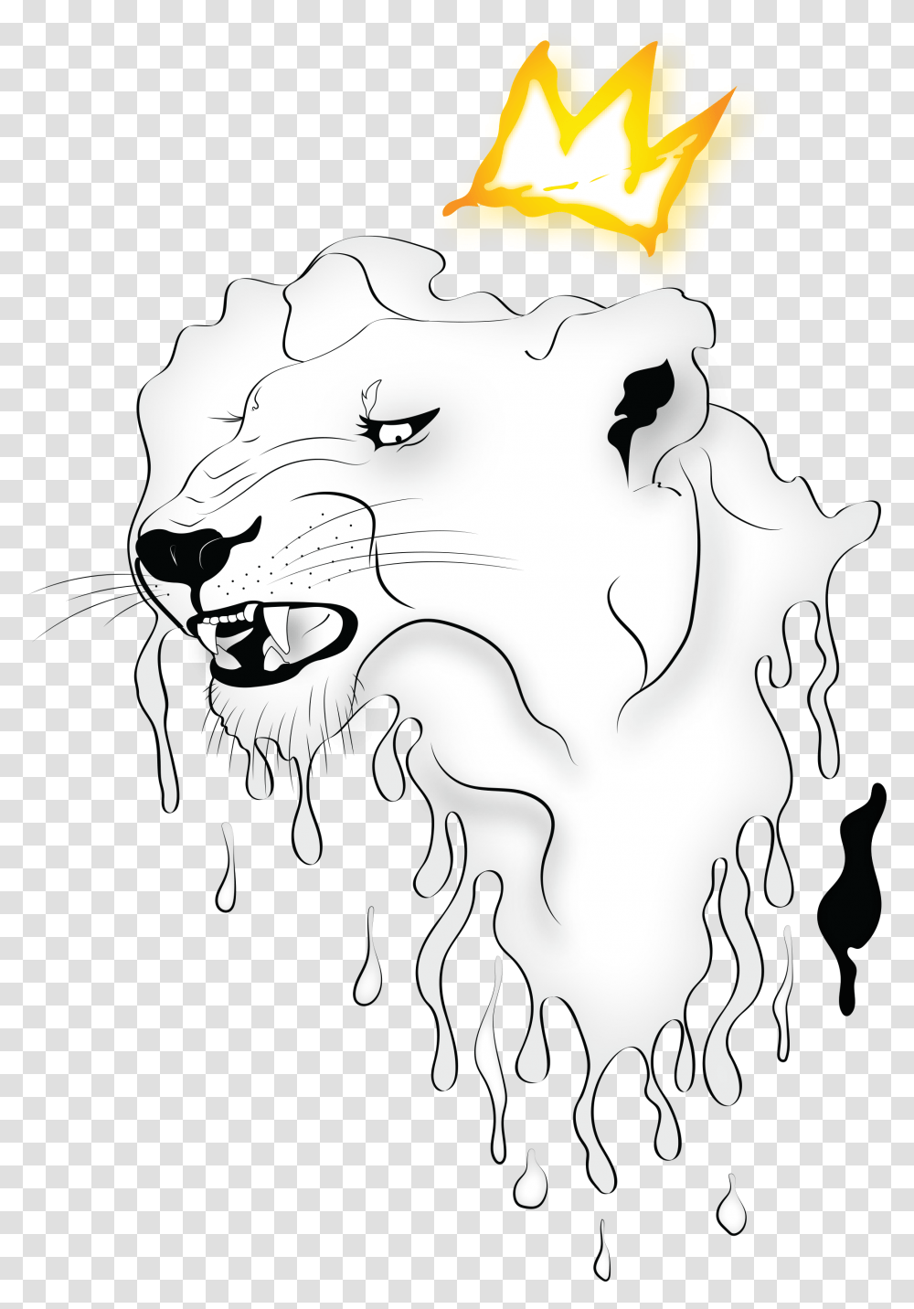 The Lioness Music Logo, Stencil, Animal, Mammal Transparent Png