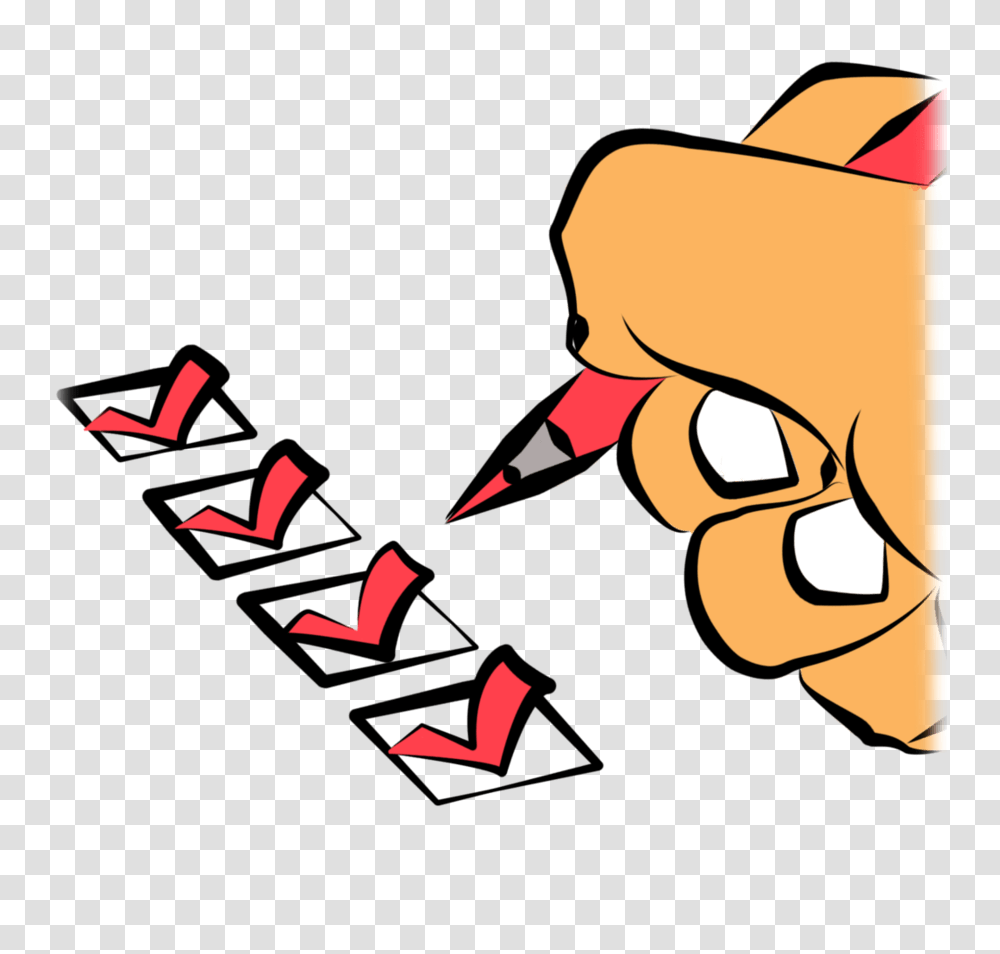 The List Cliparts, Hand, Marker Transparent Png