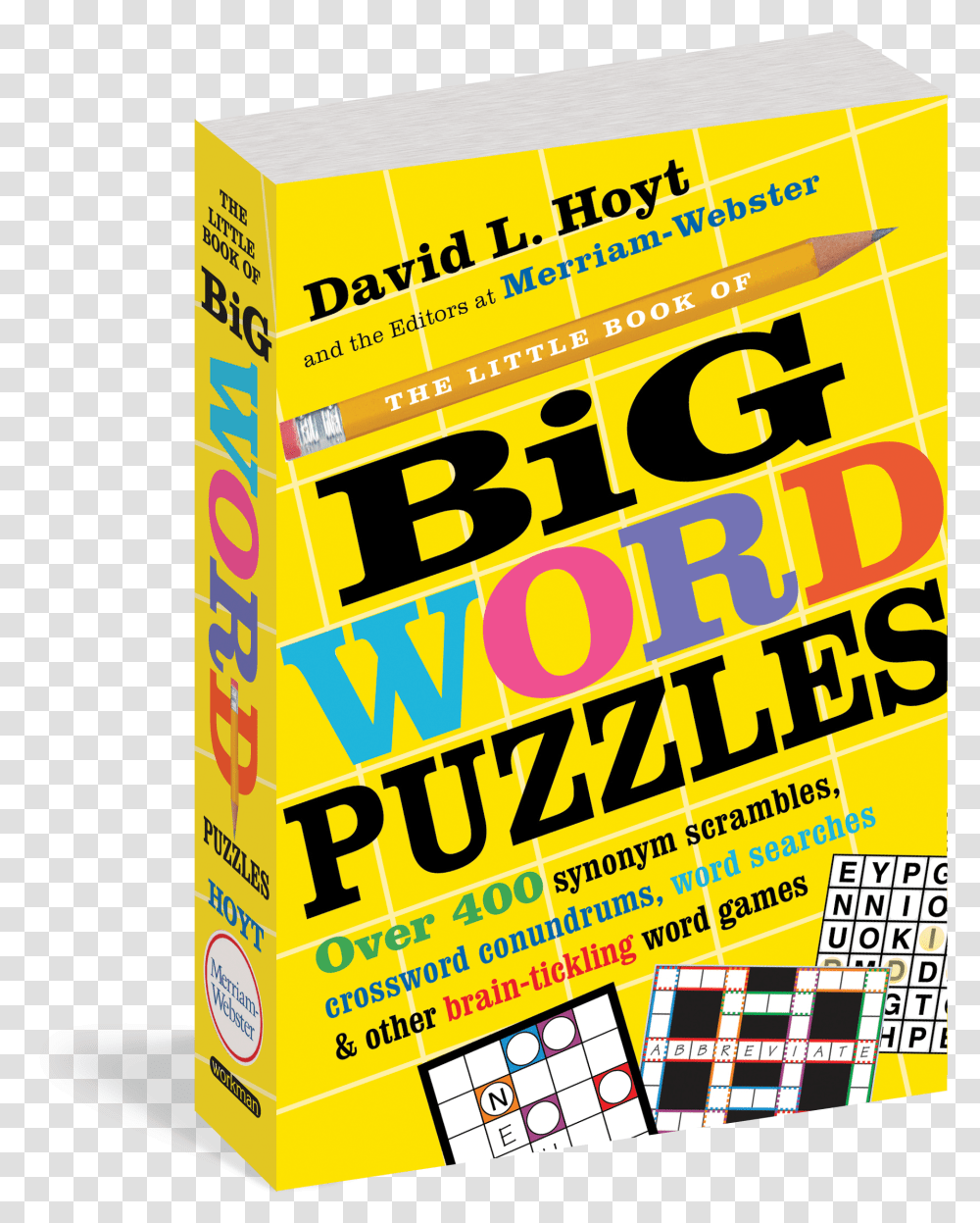 The Little Book Of Big Word Puzzles Horizontal, Advertisement, Poster, Flyer, Paper Transparent Png