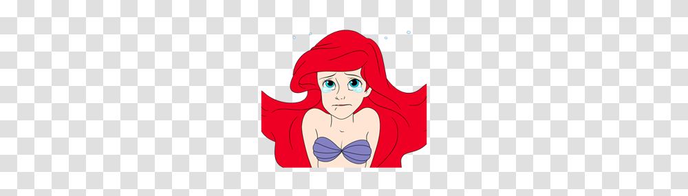 The Little Mermaid Animated Stickers, Hood, Label, Person Transparent Png