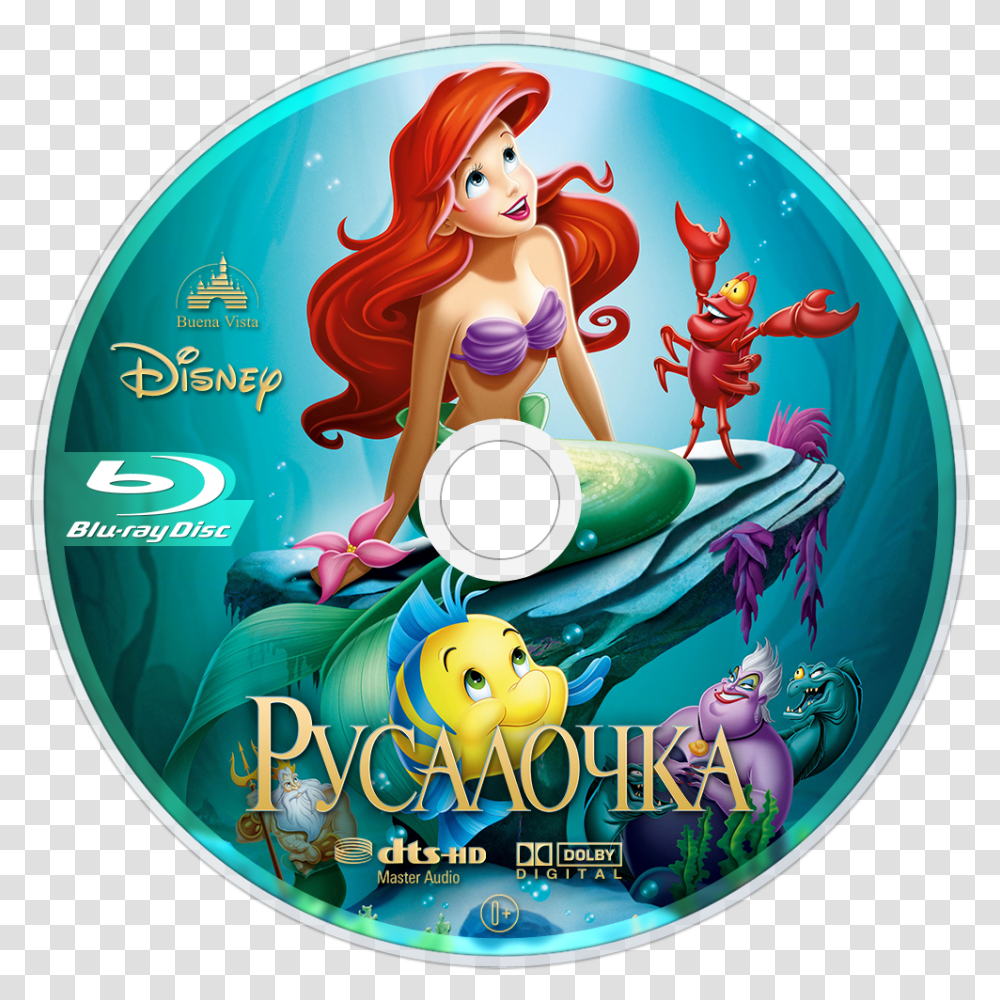 The Little Mermaid Bluray Disc Image Little Mermaid Movie, Disk, Dvd, Birthday Cake, Dessert Transparent Png