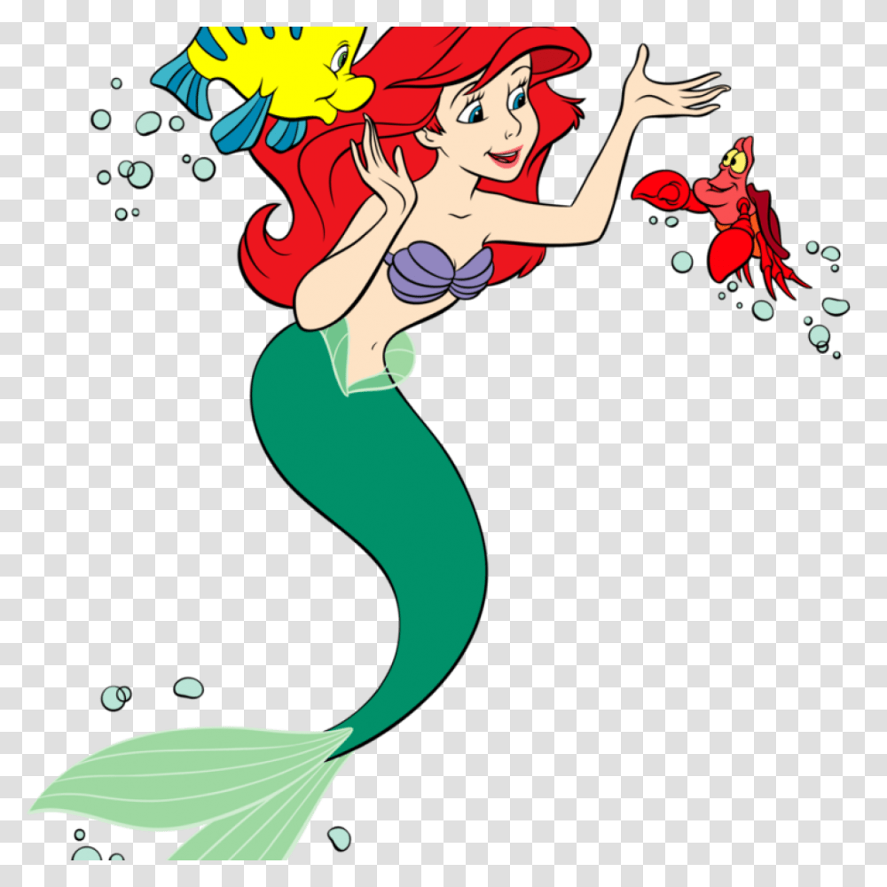 The Little Mermaid Clipart Free Clipart Download, Floral Design, Pattern, Book Transparent Png