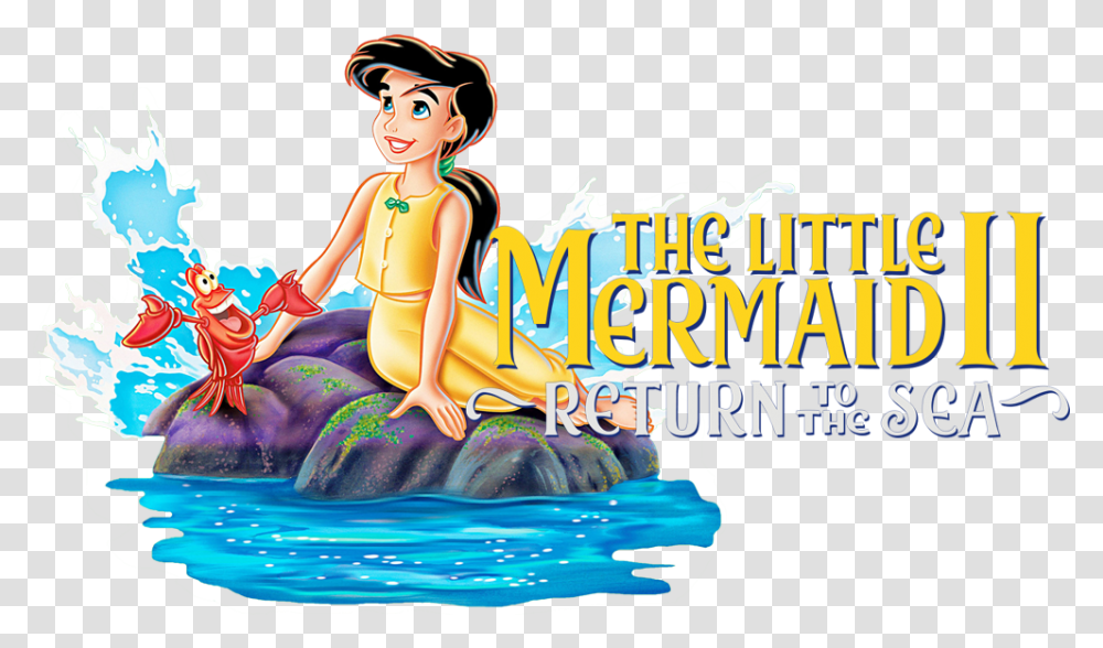 The Little Mermaid Ii Mermaid 2 Return To The Sea, Person, Water, Vacation Transparent Png