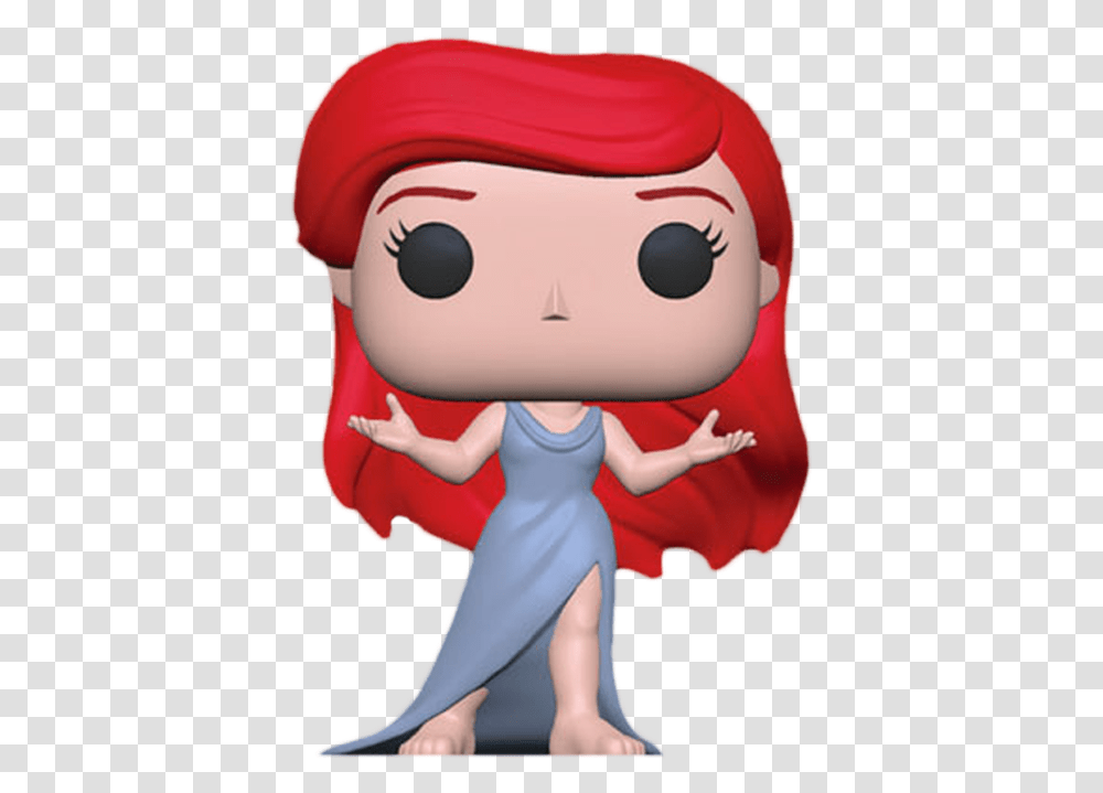 The Little Mermaid Little Mermaid Pop Funko 30th Anniversary, Toy, Person, Human, Mascot Transparent Png