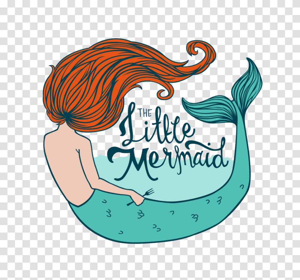 The Little Mermaid Rude Parasol Press, Label, Animal, Sea Life Transparent Png