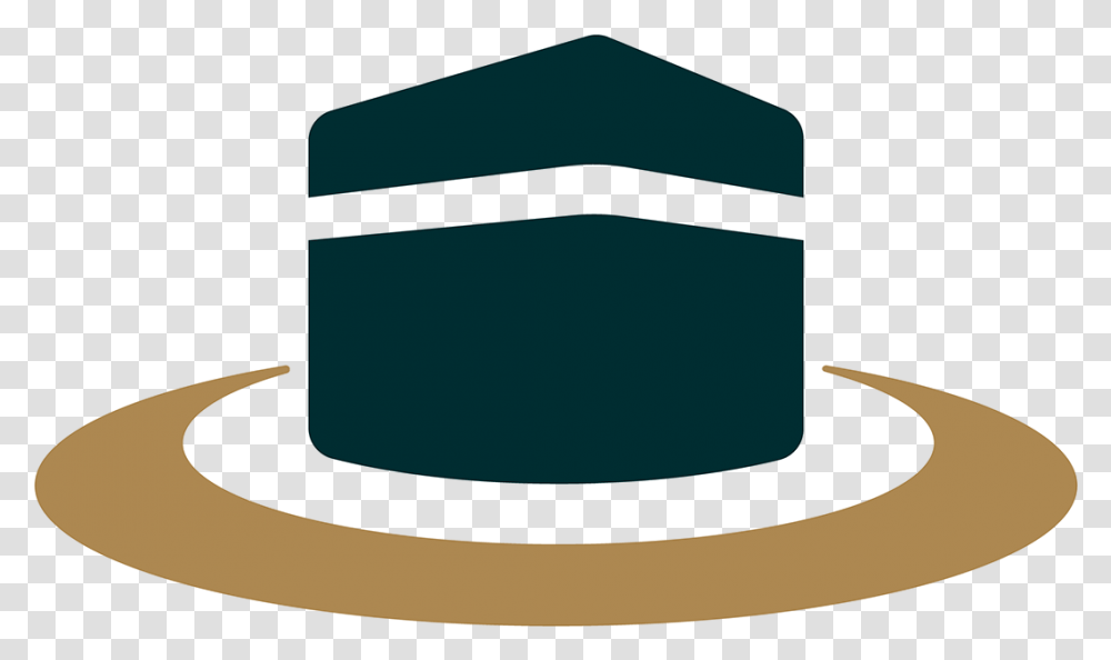 The Logo Combines The Shape Of The Kaaba And The Arabic Kaaba Logo, Apparel, Cowboy Hat, Mailbox Transparent Png