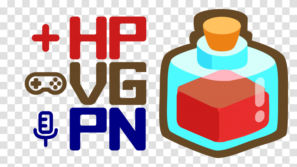 The Logo For The Hp Video Game Podcast Network, Bottle, Label, Paper Transparent Png