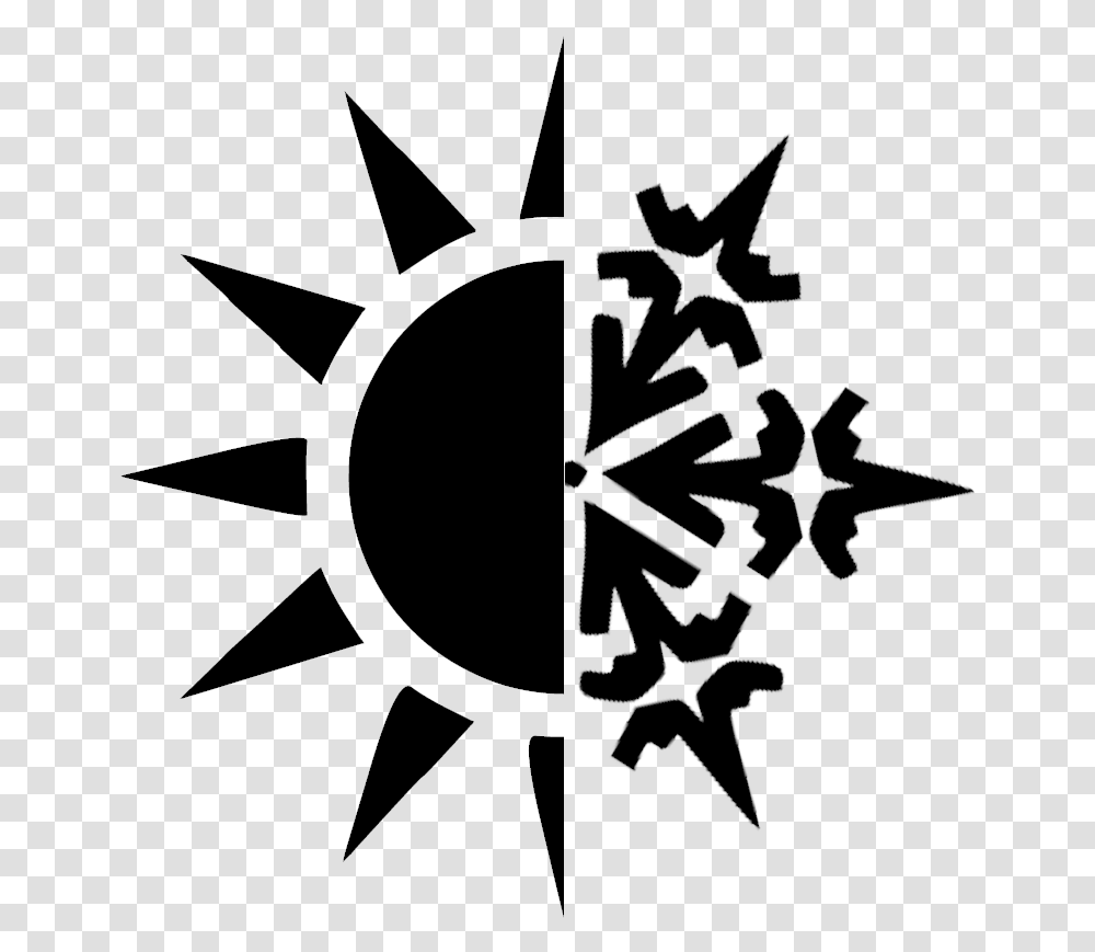 The Logo That Was Finalised By The Group And Created Yin Yang Symbol Wolf, Bow, Star Symbol, Emblem, Compass Math Transparent Png
