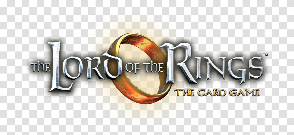The Lord Of Rings Card Game Logo Lord Ot The Rings Cardgame, Symbol, Text, Alphabet, Gold Transparent Png