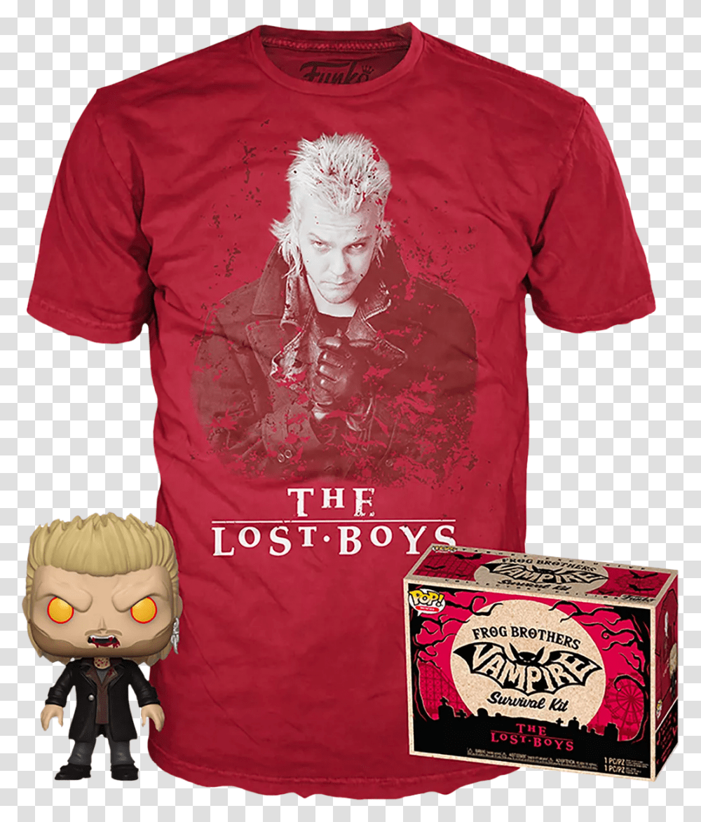 The Lost Boys Lost Boys Funko Pop Box, Apparel, T-Shirt, Person Transparent Png
