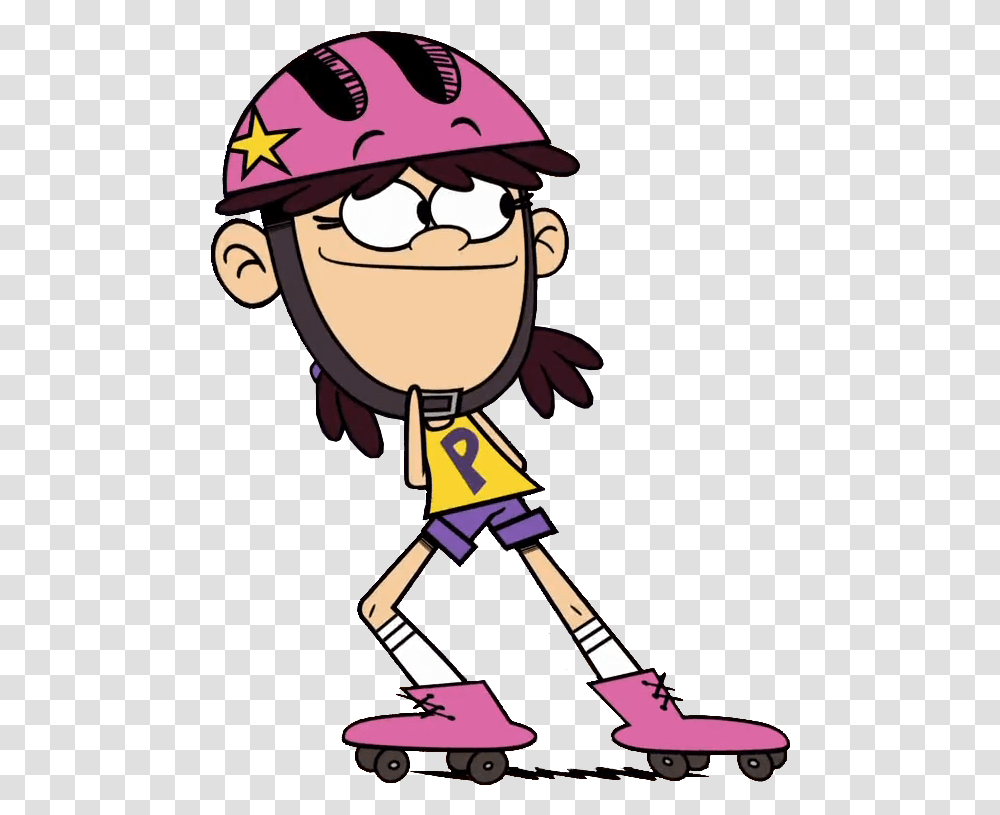 The Loud House Character Polly Pain On Rollerskates Polly Pain Loud House, Pirate, Helmet, Apparel Transparent Png