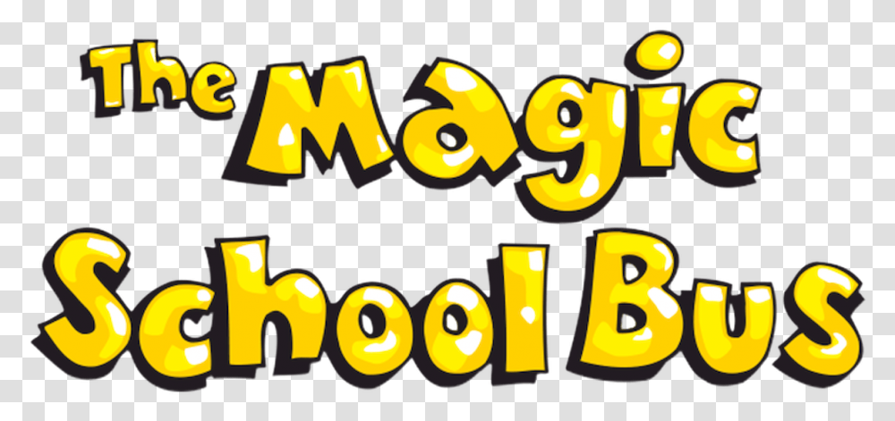 The Magic School Bus Netflix Magic School Bus Clipart, Number, Symbol, Text, Alphabet Transparent Png