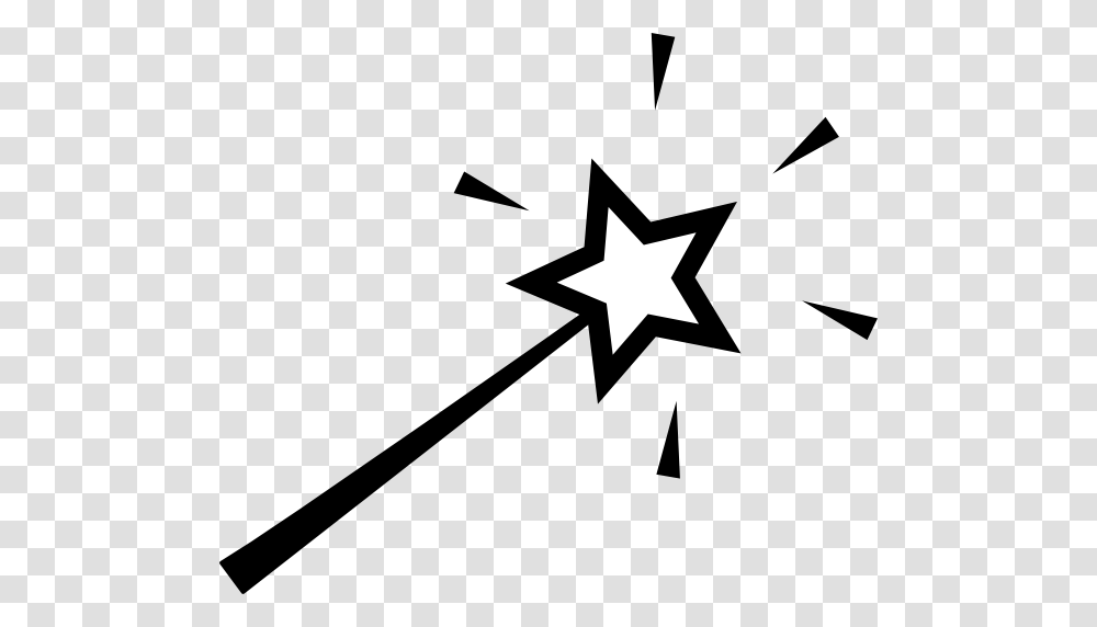 The Magic Wand, Star Symbol, Stencil Transparent Png