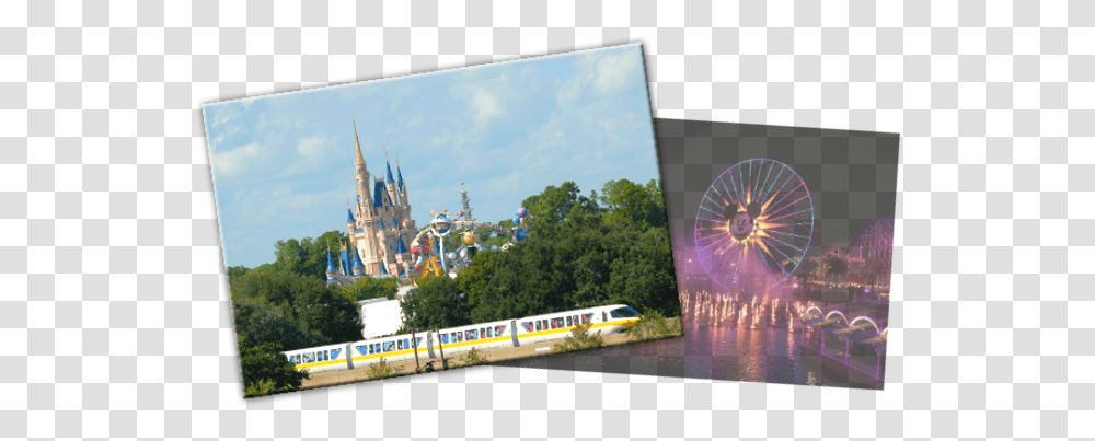 The Magical World Of Disney Tree, Amusement Park, Theme Park, Railway, Transportation Transparent Png