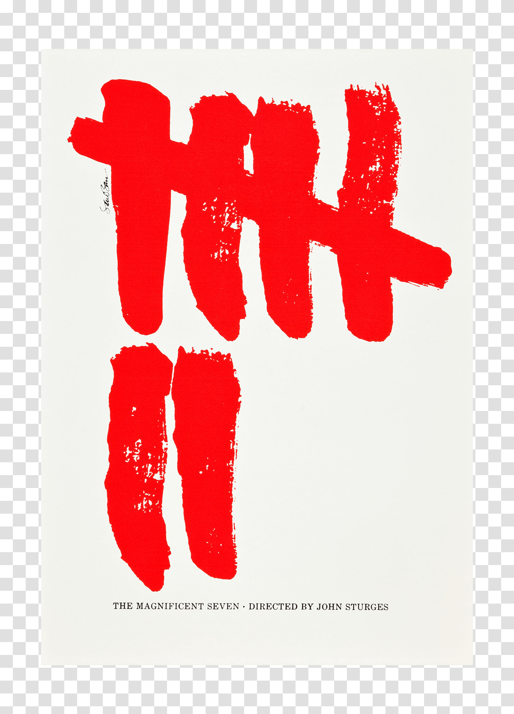 The Magnificent Seven, Poster, Advertisement, Stain, Ketchup Transparent Png