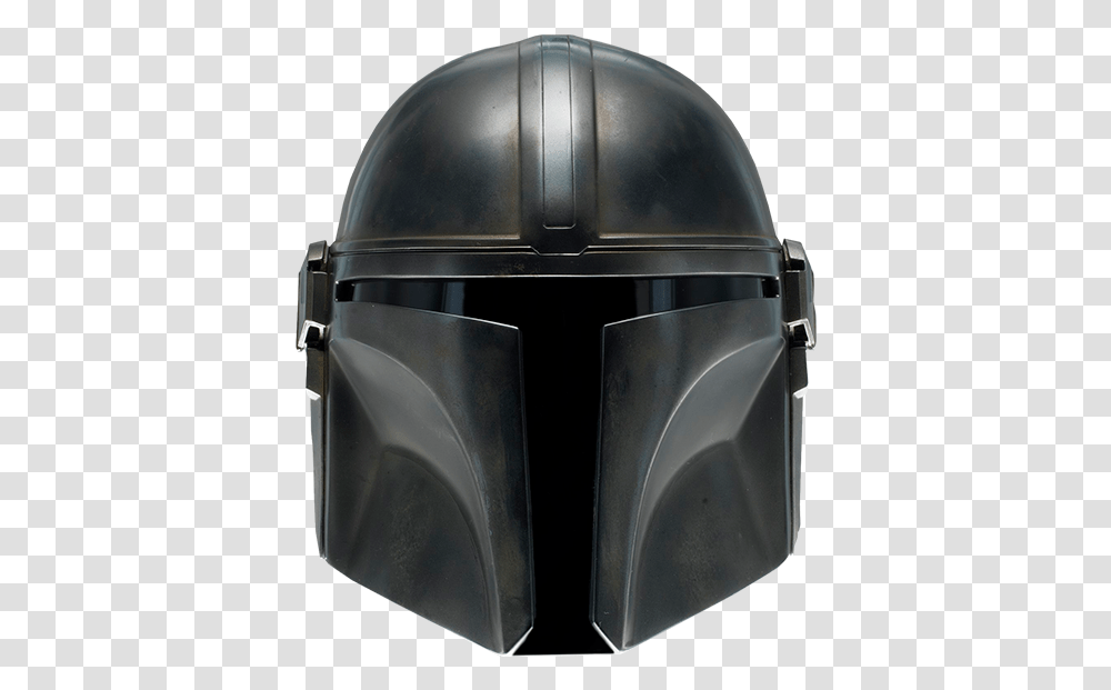 The Mandalorian Helmet Prop Replica Star Wars Mandalorian Helmet, Clothing, Apparel, Crash Helmet, Hardhat Transparent Png