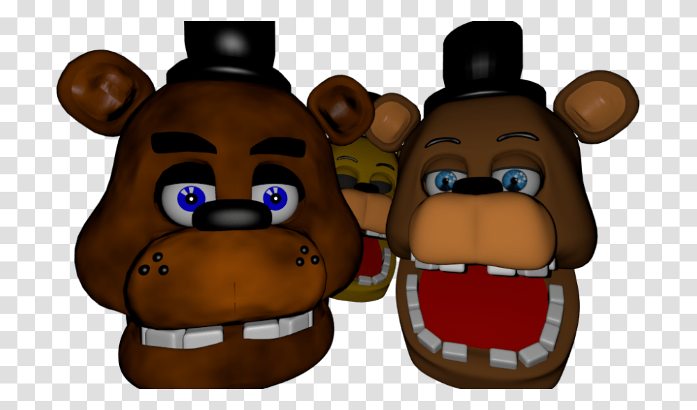 The Many Heads Of Freddy Fazbear Fivenightsatfreddys, Toy, Plant, Teeth, Mouth Transparent Png