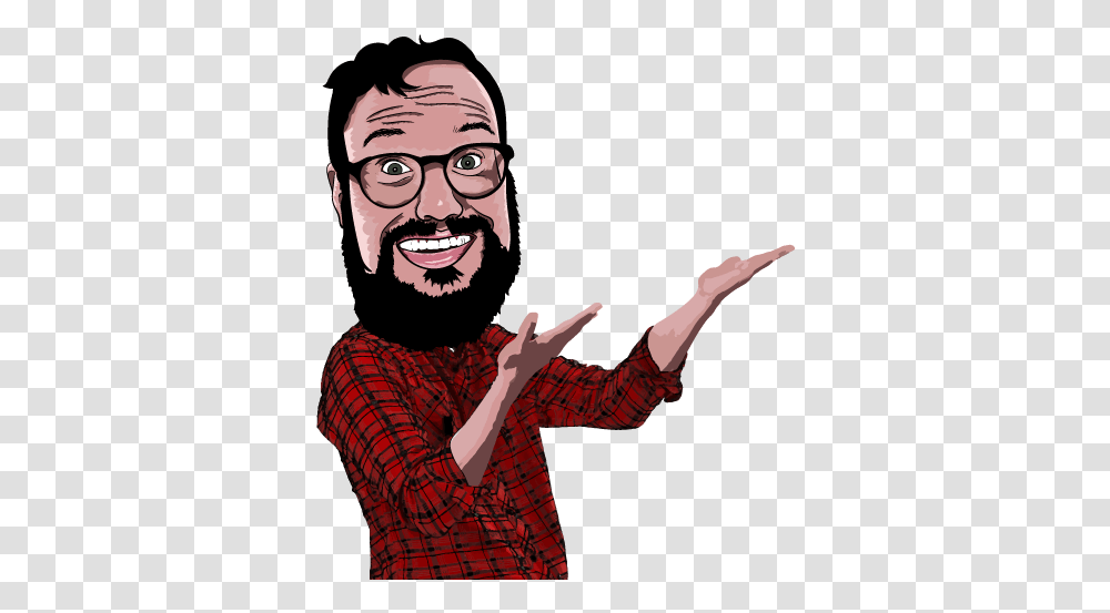 The Map Nerd Cartoon, Person, Performer, Face, Glasses Transparent Png