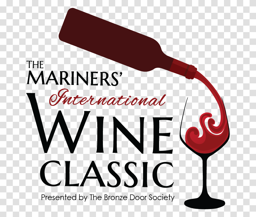 The Mariners International Wine Classic Logo Wine, Furniture, Gun, Weapon Transparent Png