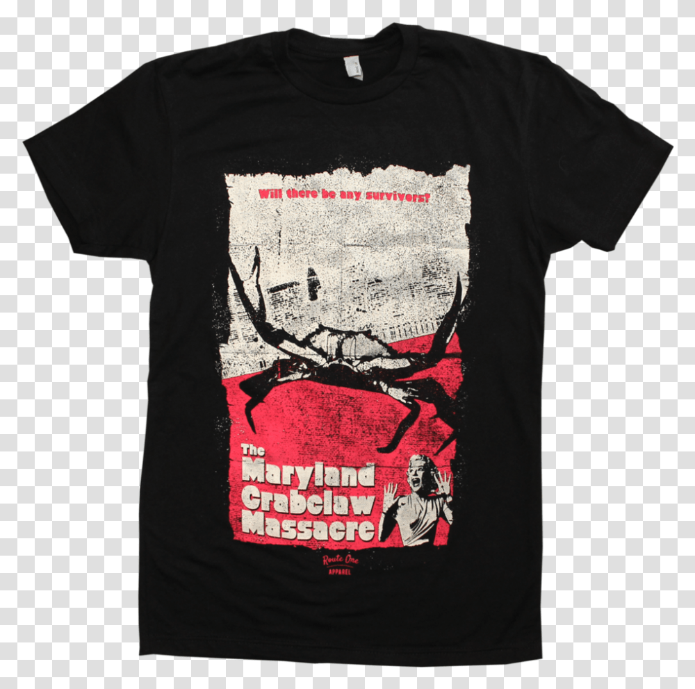 The Maryland Crabclaw Massacre Shirt Active Shirt, Apparel, T-Shirt Transparent Png