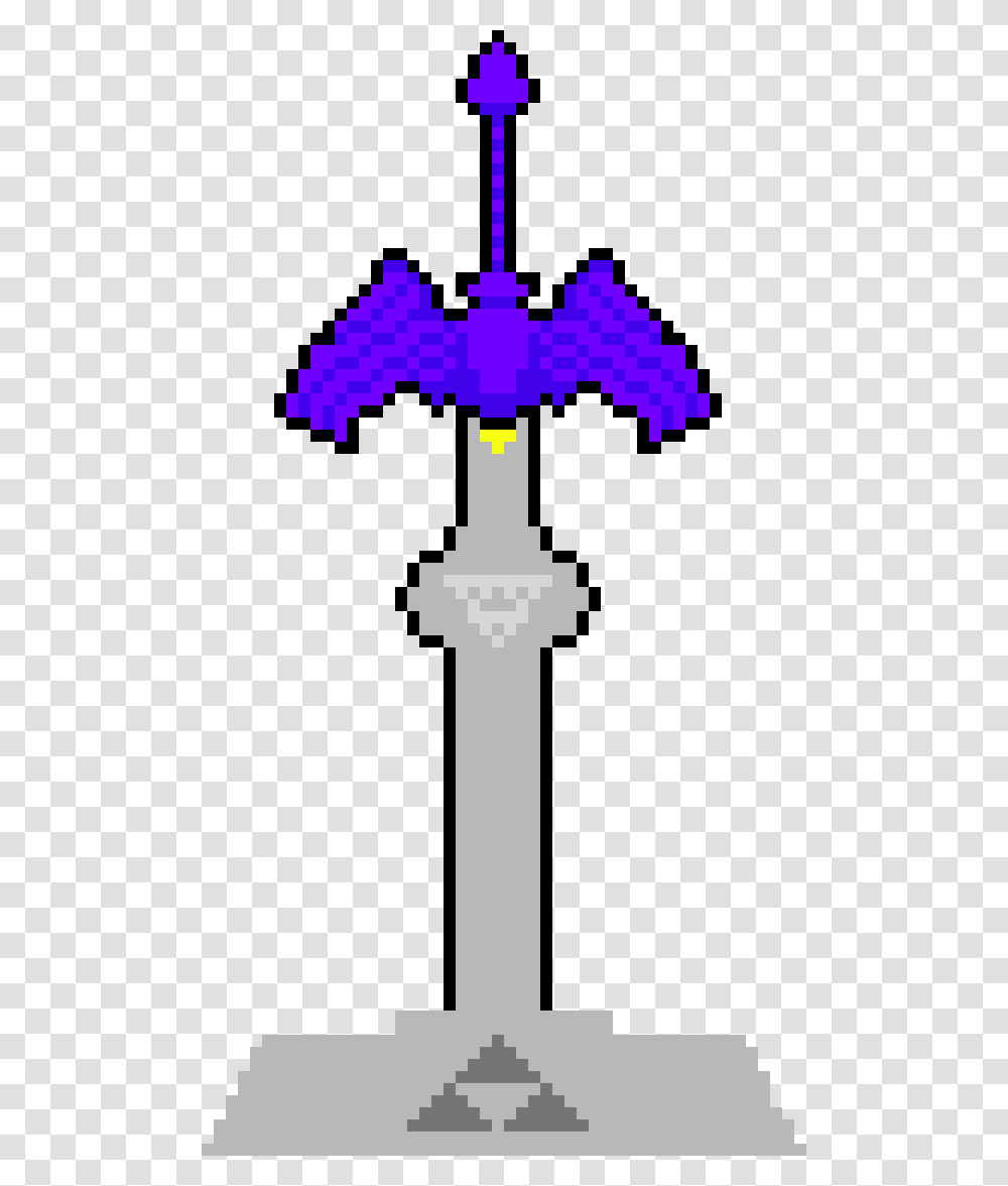 The Master Sword Pixel Art, Cross, Emblem, Weapon Transparent Png