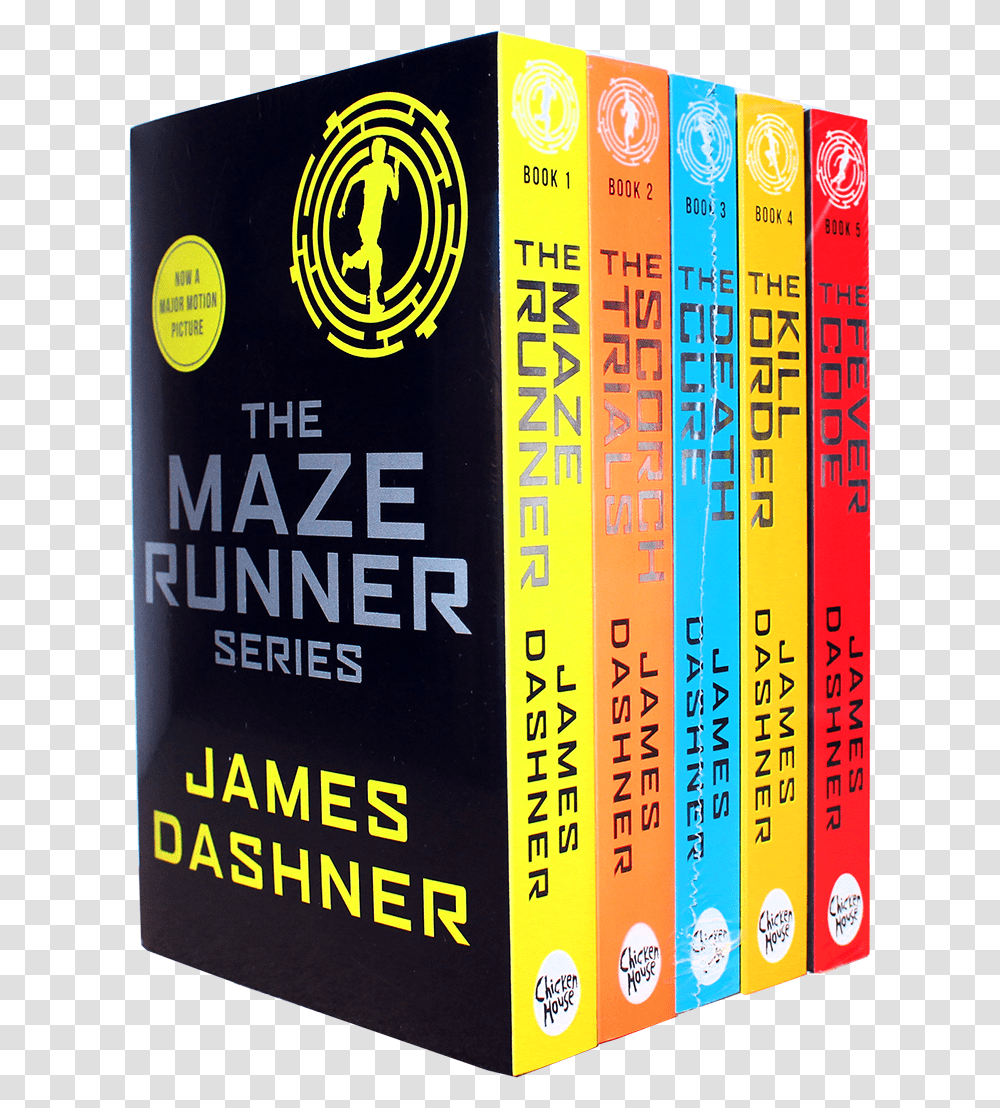 The Maze Runner Series Book Set Book Collection Set Maze Runner Books, Word, Label, Alphabet Transparent Png