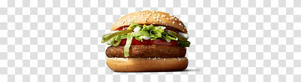 The Mcvegan In A Promotional Image From The Mcdonaldquots Mcdonalds Vegan Burger Nz, Food, Hot Dog, Plant, Produce Transparent Png