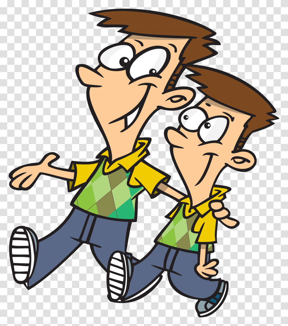 The Meaning Of Dream Big Brother And Little Brother Cartoon, Face, Crowd, Plant Transparent Png