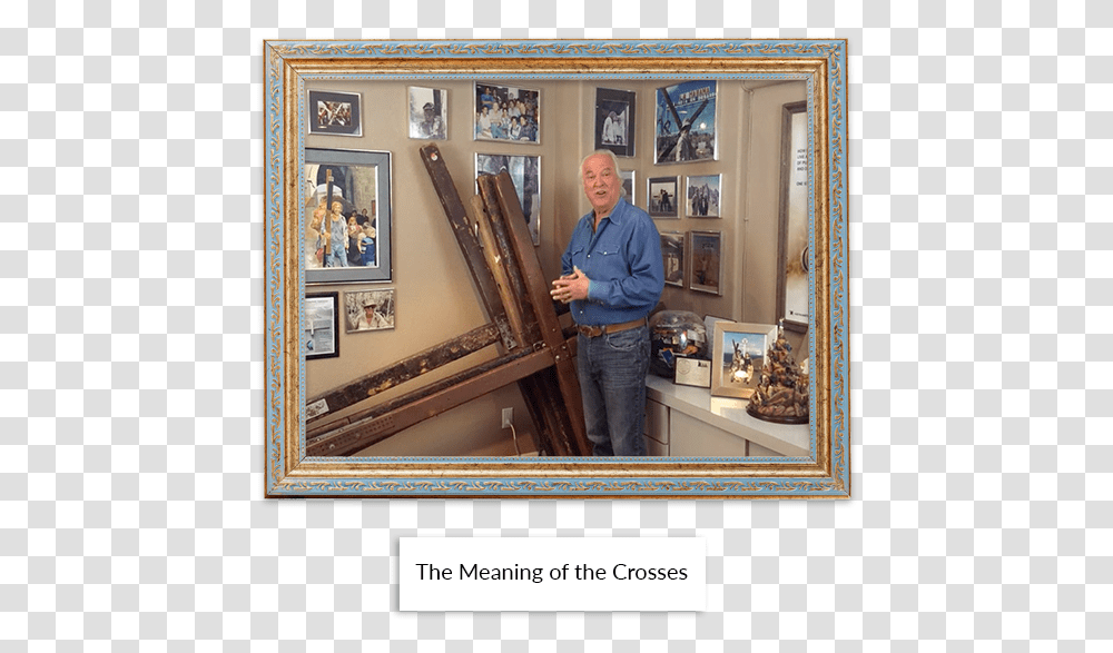 The Meaning Of The Cross Picture Frame, Person, Pants, Home Decor Transparent Png