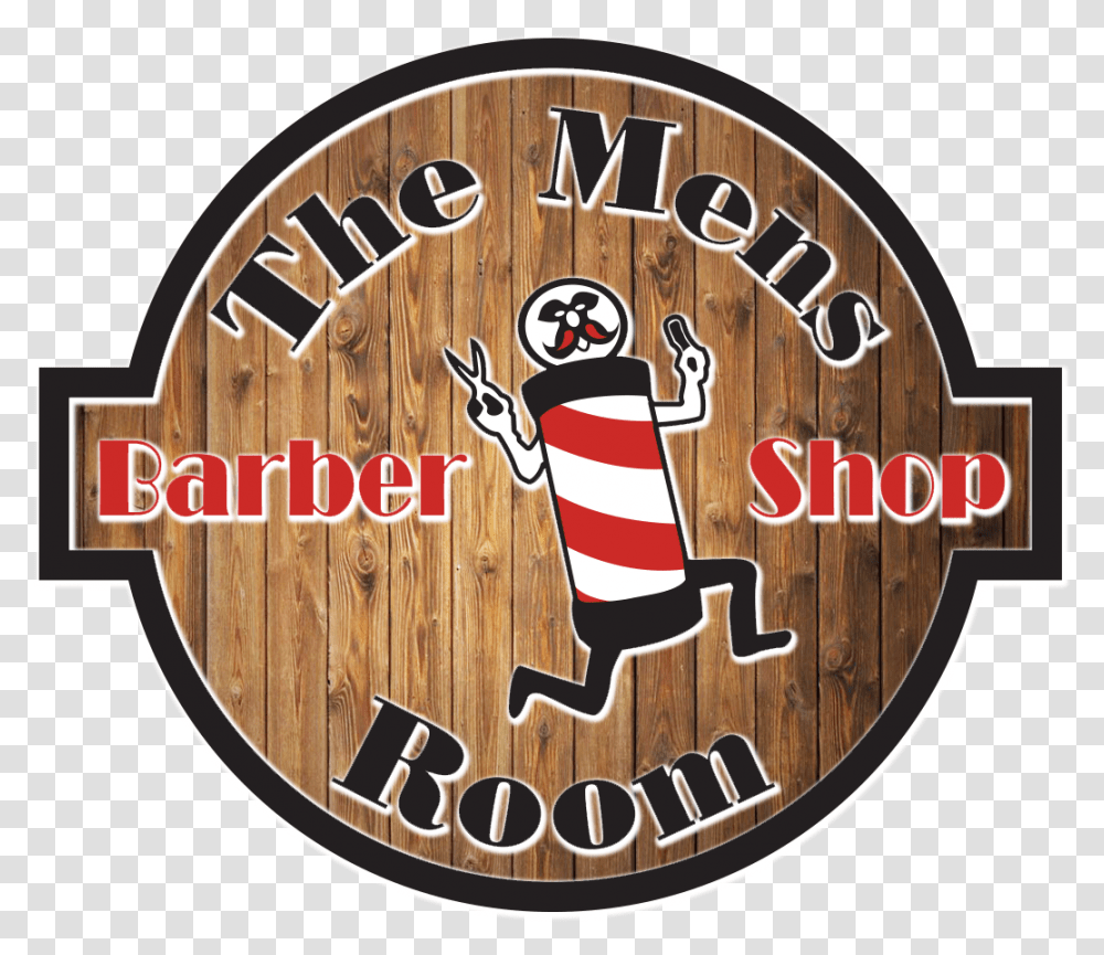 The Men's Room Barber Shop Mens Room Logo, Trademark, Poster, Advertisement Transparent Png