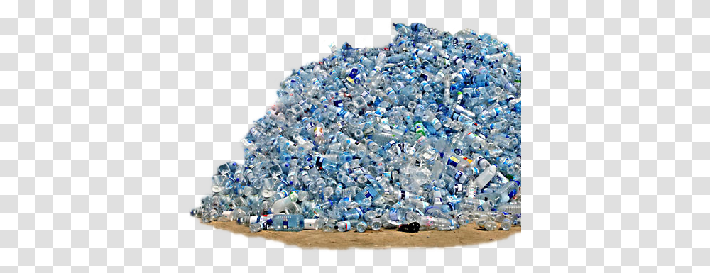 The Menace Of Plastic Water Bottles Water Bottles In A Not Recycled Water Bottles, Crystal, Plastic Bag, Mineral, Nature Transparent Png
