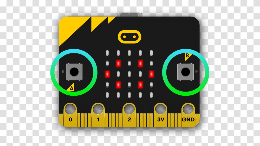 The Micro Bit Buttons Push Button Micro Bit, Scoreboard, Number Transparent Png