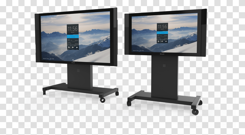 The Microsoft Surface Hub Microsoft Surface Hub Keyboard, Monitor, Screen, Electronics, Display Transparent Png