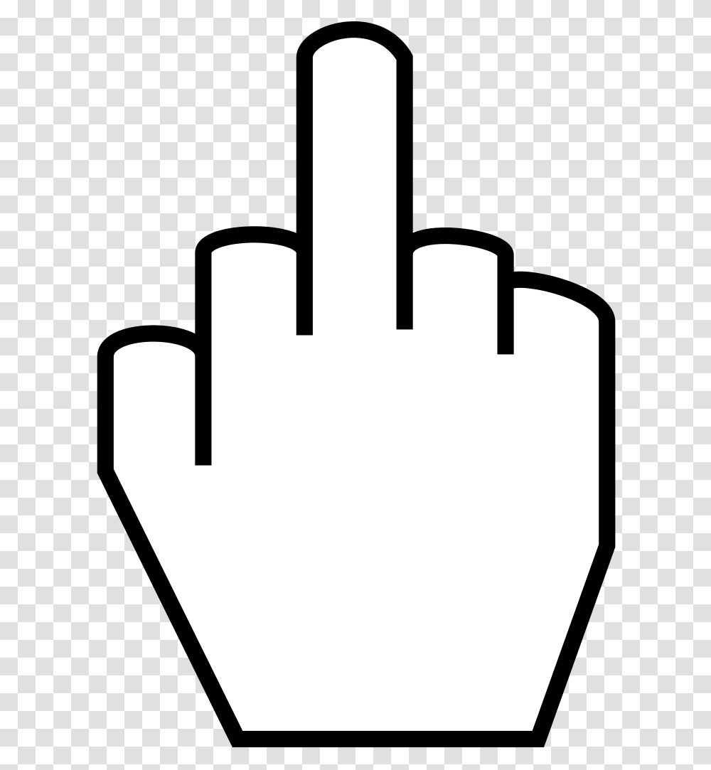 The Middle Finger, Adapter, Plug, Stencil, Silhouette Transparent Png