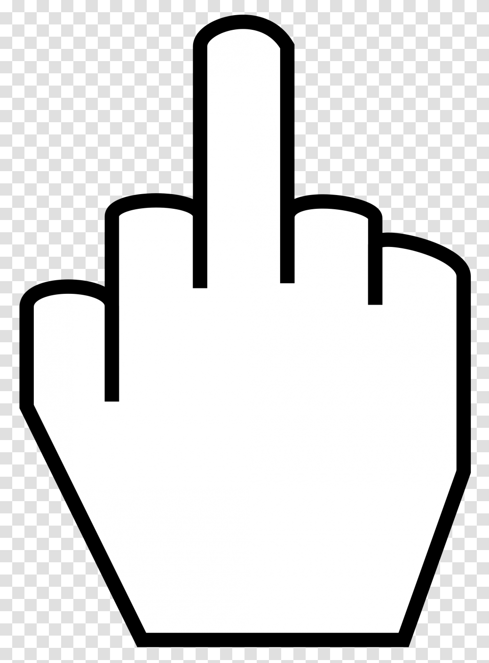 The Middle Finger, Adapter, Stencil, Plug, Silhouette Transparent Png