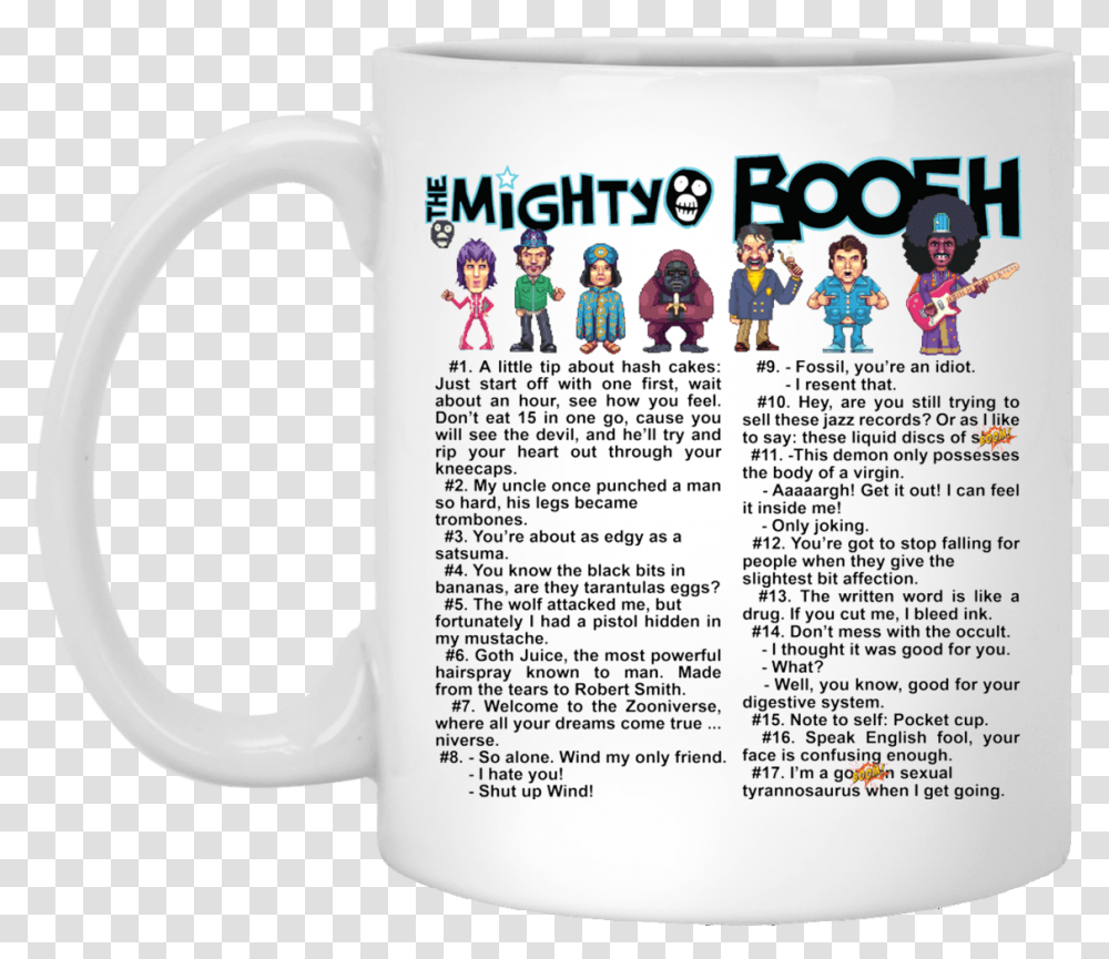 The Mighty Boosh Quote White Mug Wish I Could Turn Back The Clock I'd Find You Sooner, Coffee Cup, Flyer, Poster, Paper Transparent Png