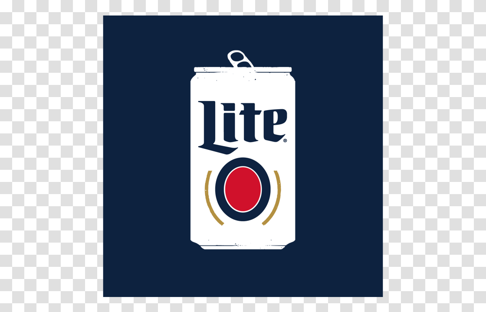 The Mini Square Miller Lite Graphic, Label, Tin, Can Transparent Png