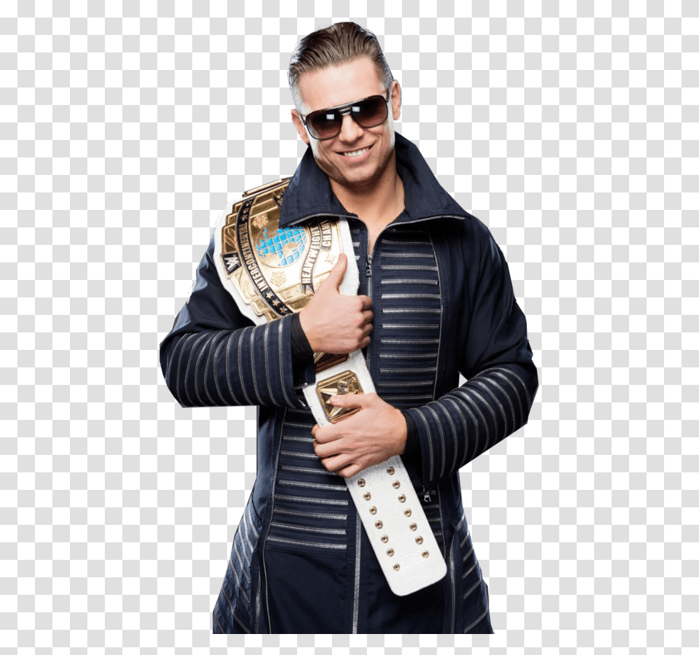 The Miz Wwe 2016 With Ic Championship By, Sunglasses, Accessories, Accessory Transparent Png