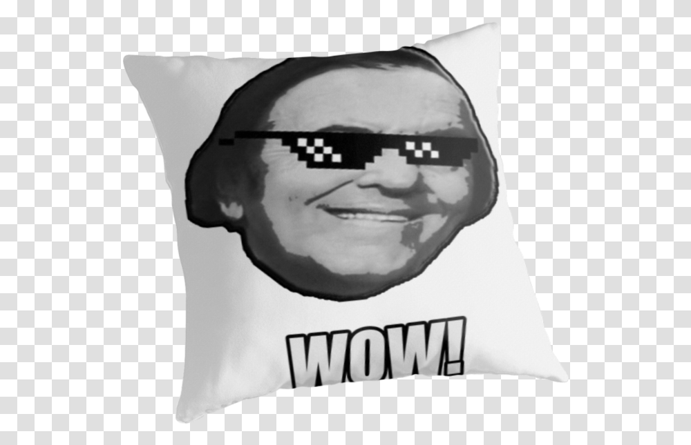 The Mlg Meme Wow Guy Wow Guy, Pillow, Cushion, Head, Face Transparent Png
