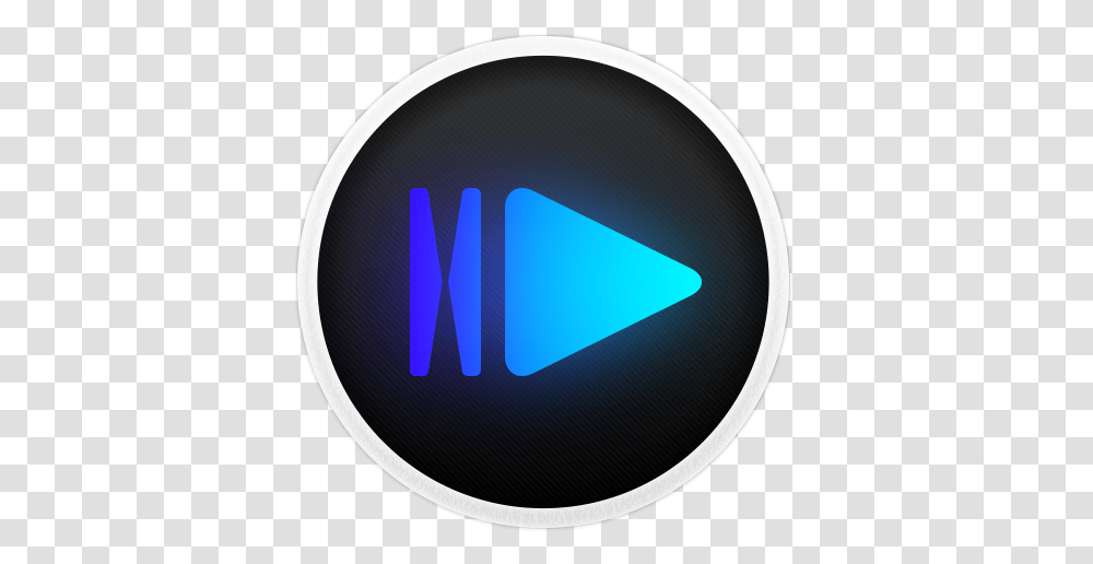 The Modern Video Player For Macos Video Player For Mac, Symbol, Triangle, Logo, Trademark Transparent Png