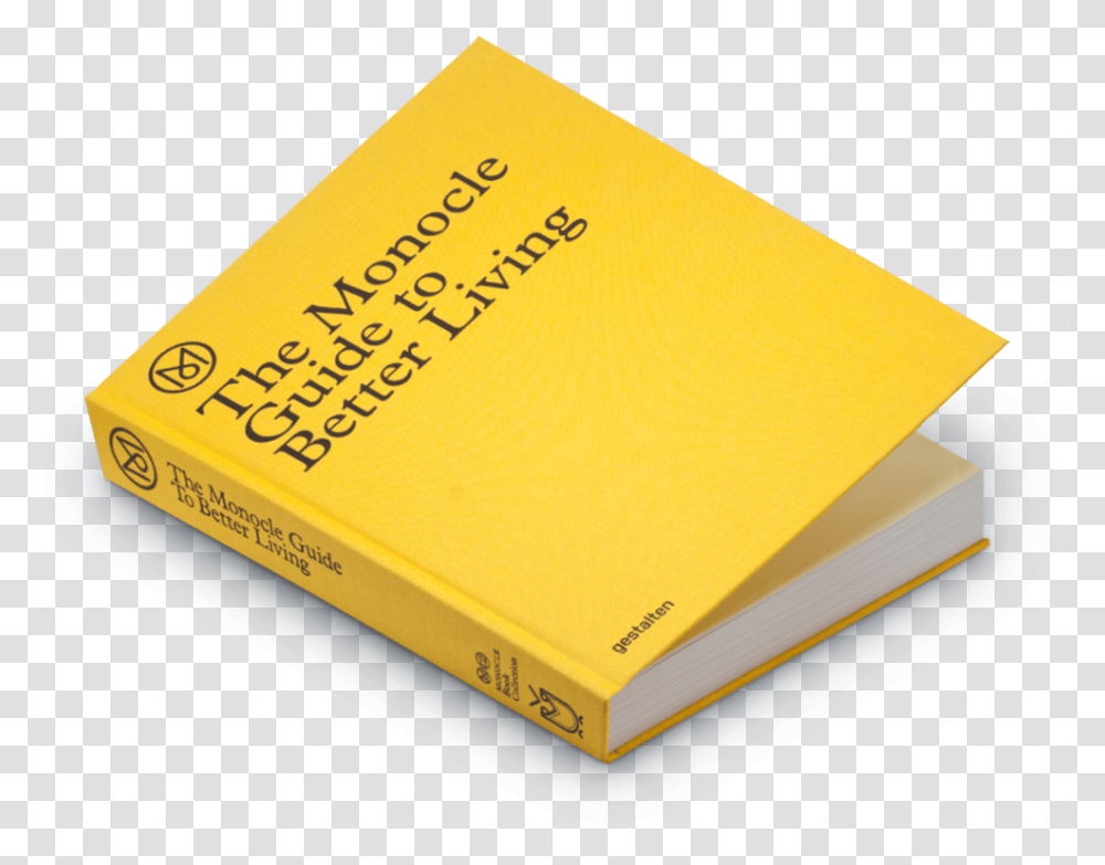 The Monocle Guide To Better Living Book, Box, Novel Transparent Png