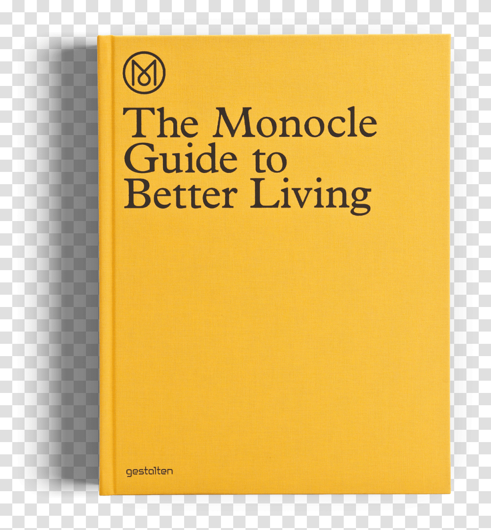 The Monocle Guide To Better Living Gestalten Book Self Help Book, Novel, Page, Indoors Transparent Png