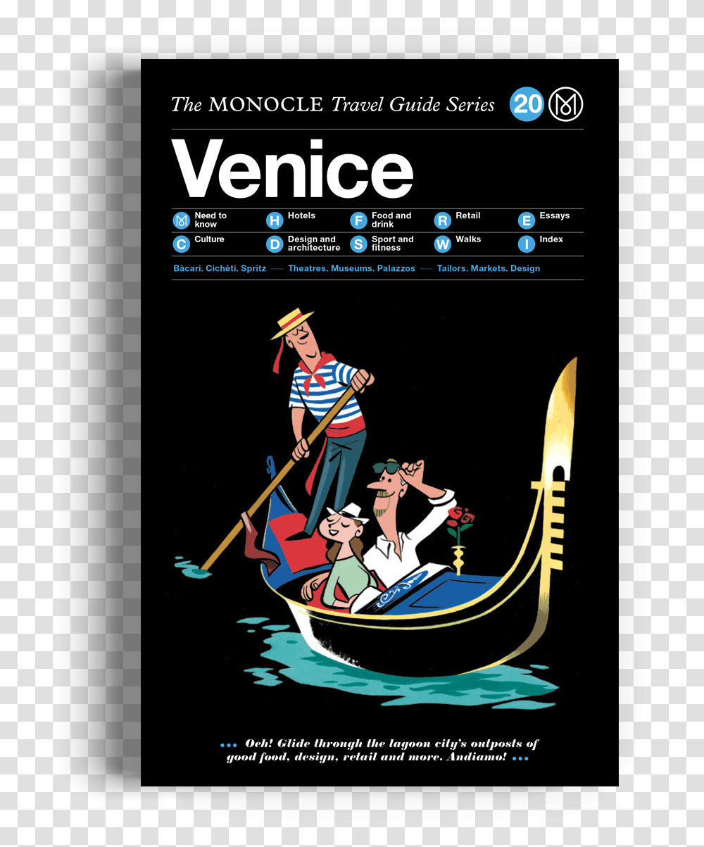 The Monocle Travel Guide Series VenicequotClass Monocle Travel Guide Series Venice, Person, Human, Gondola, Boat Transparent Png
