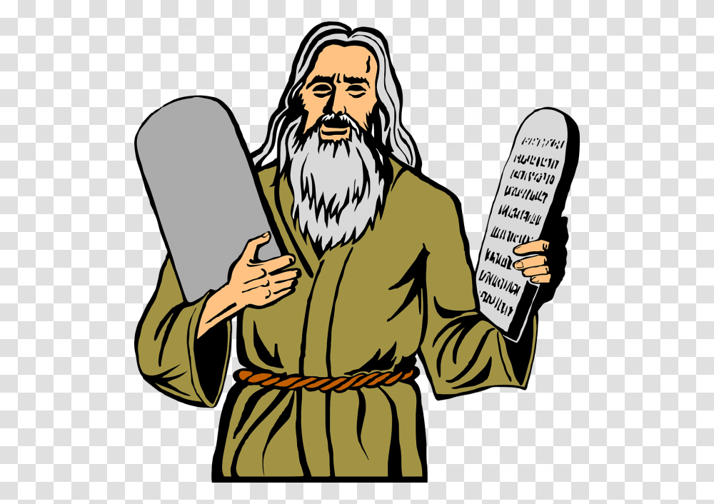 The Moses More Of God, Person, Human, Reading Transparent Png