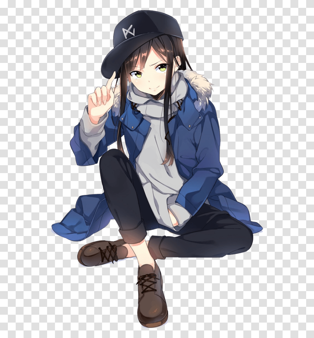 The Most Awesome Images On The Internet Anime Anime Girl In Hat, Helmet, Apparel, Person Transparent Png