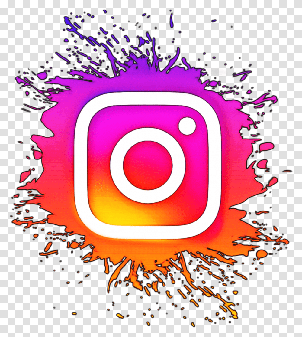 The Most Edited Instagram Logo Splash Transparent Png