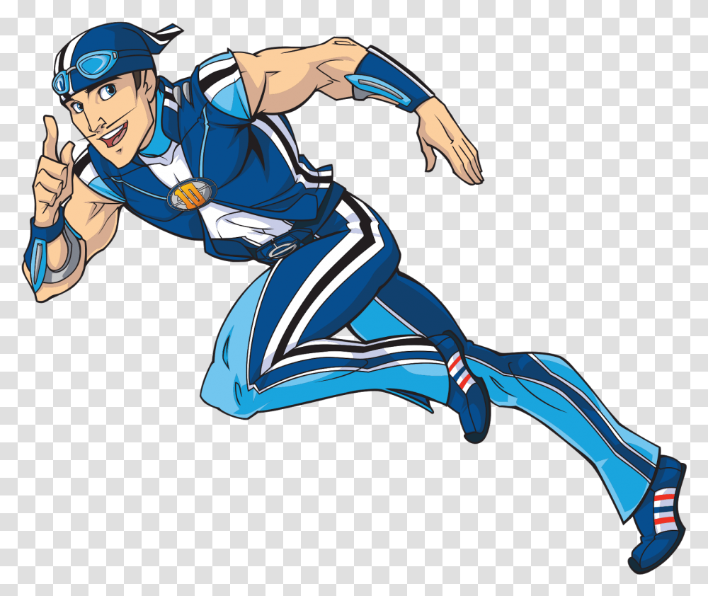 The Most Racist Cartoon Ever Sportacus Lazy Town Cartoon, Person, Human, Athlete, Sports Transparent Png