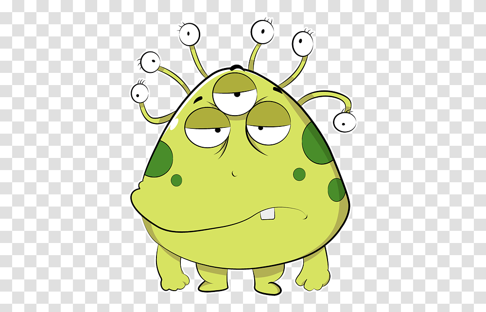 The Most Ugly Alien Ever Empty Background Greeting Card Illustration, Plant, Animal, Insect, Invertebrate Transparent Png