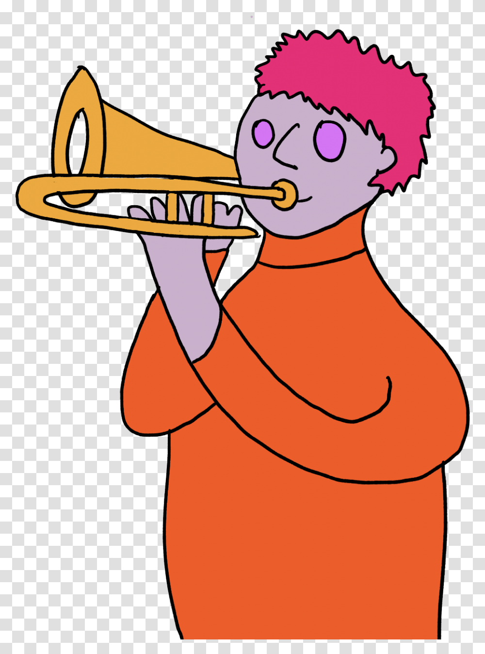 The Musician Trumpeter, Musical Instrument, Brass Section, Horn, Person Transparent Png